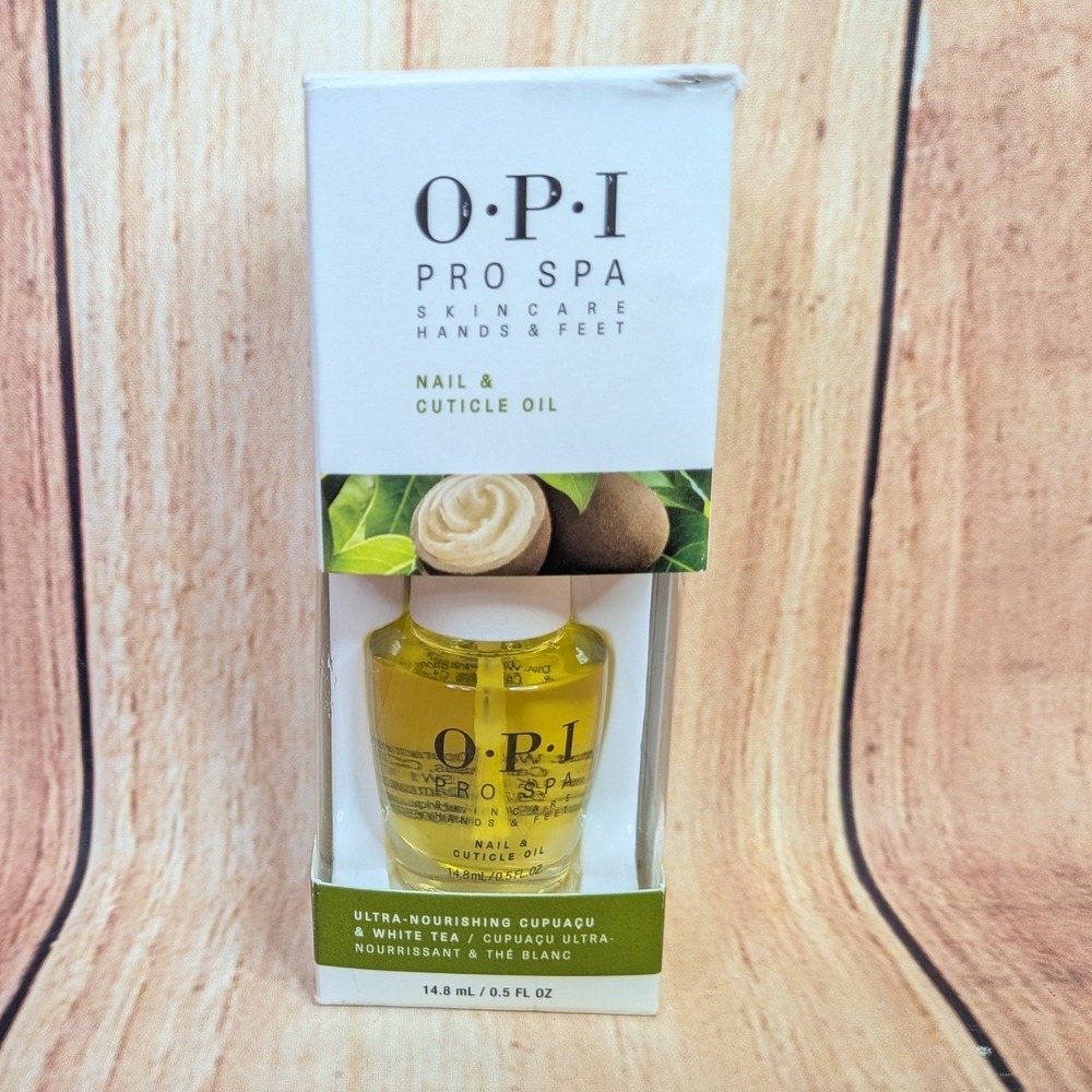 OPI Pro Spa Nail & Cuticle Oil Ultra-Nourishing with Cupuacu White Tea 0.5oz
